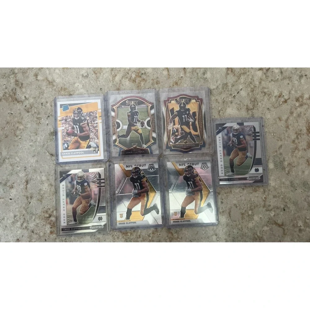 Chase Claypool rookie card lot